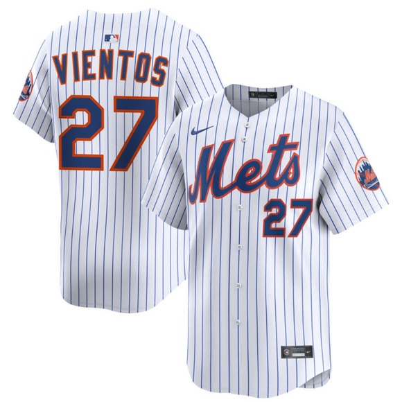 Nike Mets Vientos Striped Jersey